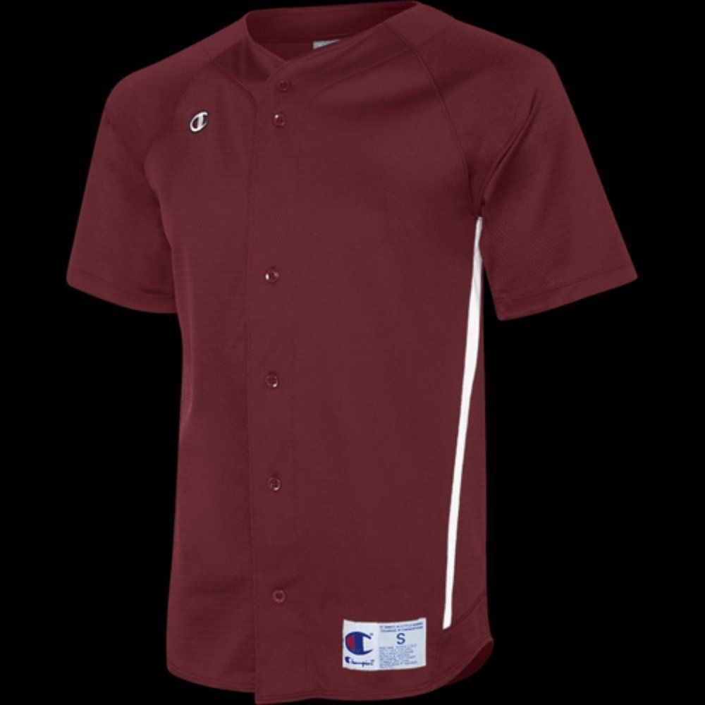 Champion Sports Full-Button Baseball Jersey YM OR YL One Jersey for the price